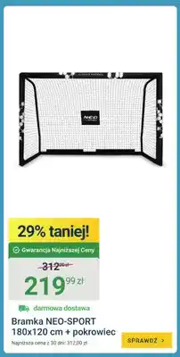 ERLI Bramka NEO-SPORT 180x120cm + pokrowiec oferta