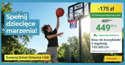 ERLI Kosz do koszykówki NEO SPORT z regulacją 135-300cm oferta