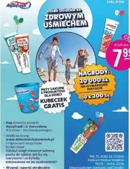 Jaśmin Aquafresh lub Sensodyne dla dzieci oferta