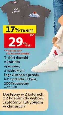 Auchan T-shirt damski oferta