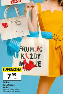 Auchan Torba bawełniana Rudzik oferta