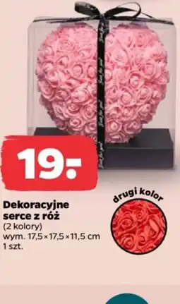 Netto Dekoracyjne serce z róż oferta
