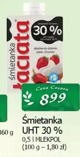Cezar Delikatesy Łaciata Śmietanka UHT 30% oferta