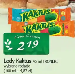 Cezar Delikatesy Froneri Lody Kaktus oferta