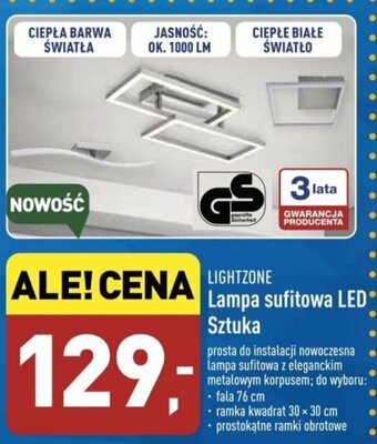 ALDI Lampa sufitowa LED oferta