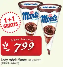 Cezar Delikatesy Zott Lody rożek Monte oferta