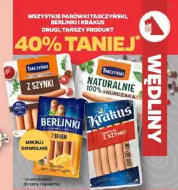 Netto Parówki tarczyński, berlinki i krakus oferta