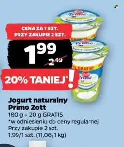 Netto Jogurt naturalny Primo Zott oferta