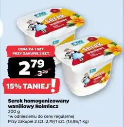 Netto Serek homogenizowany waniliowy Rolmlecz oferta