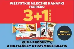 Netto Wszystkie mleczne kanapki ferrero oferta