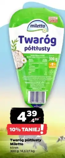 Netto Twaróg półtłusty Miletto oferta