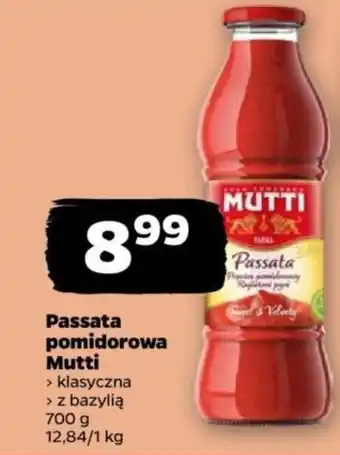 Netto Passata pomidorowa Mutti oferta