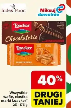 Carrefour Wszystkie wafle, ciastka marki Loacker oferta