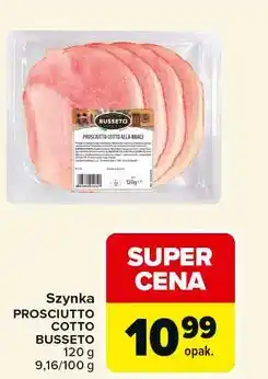 Carrefour Szynka prosciutto cotto busseto oferta