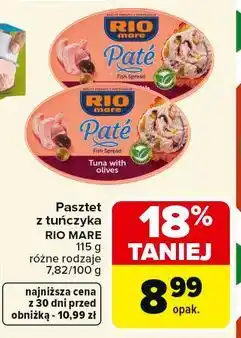 Carrefour Pasztet z tuńczyka rio mare oferta
