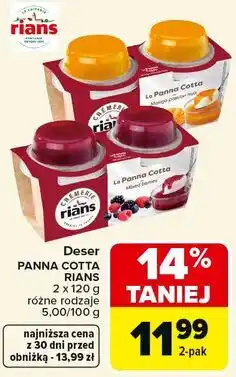 Carrefour Deser panna cotta rians oferta