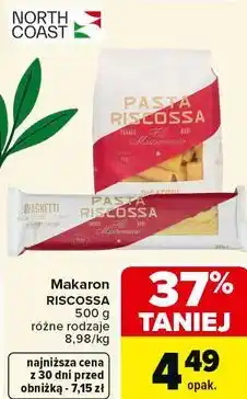 Carrefour Makaron riscossa 500 g różne rodzaje oferta