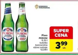 Carrefour Piwo peroni różne rodzaje oferta