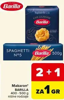 Carrefour Makaron Barilla 400 - 500 g różne rodzaje oferta