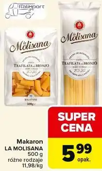 Carrefour Makaron la molisana 500 g różne rodzaje oferta