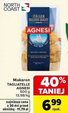 Carrefour Makaron tagliatelle agnesi oferta