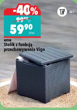 Biedronka Stolik z funkcją przechowywania Vigo oferta