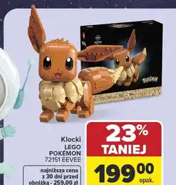 Carrefour Klocki LEGO POKÉMON 72151 EEVEE oferta