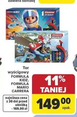 Carrefour Carrera Tor wyścigowy Formula Kidz Mario Kart oferta