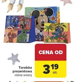 Carrefour Torebka prezentowa licencja oferta