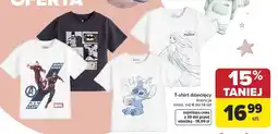 Carrefour T-shirt dziecięcy licencja oferta
