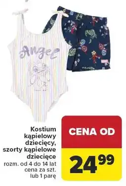 Carrefour Marvel Kostium i szorty kąpielowe dziecięce oferta