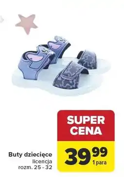 Carrefour Buty dziecięce oferta