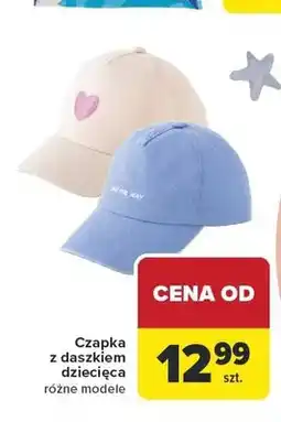 Carrefour Czapka z daszkiem dziecięca oferta