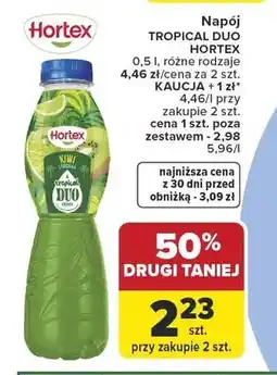 Carrefour Hortex Napój Tropical Duo oferta
