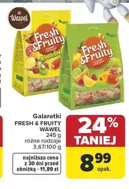 Carrefour Wawel Galaretki Fresh & Fruity oferta