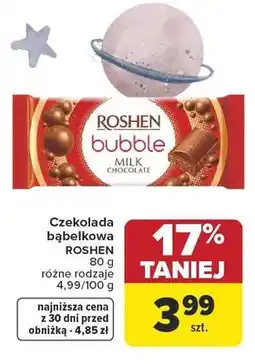 Carrefour Roshen Czekolada bąbelkowa oferta