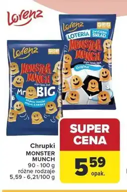 Carrefour Lorenz Monster Munch Chrupki oferta
