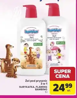 Carrefour Bambino Dzieciaki 3w1 Żel pod prysznic oferta