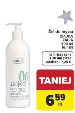 Carrefour Ziaja Żel do mycia Ziajk oferta
