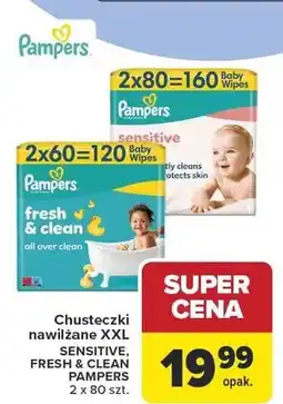 Carrefour Pampers Chusteczki nawilżane oferta