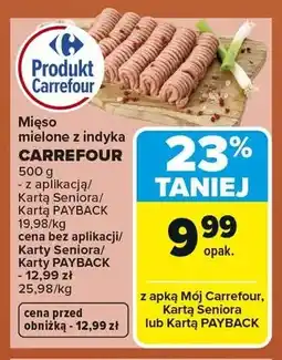Carrefour Carrefour Mięso mielone z indyka oferta