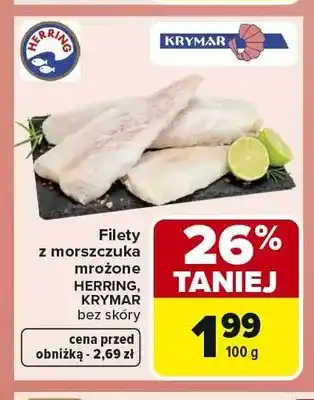 Carrefour Herring Krymar Filety z morszczuka oferta