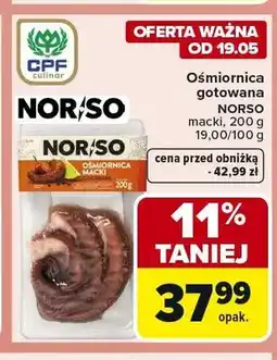 Carrefour Norso Ośmiornica gotowana macki oferta