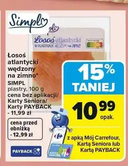 Carrefour Simpl Łosoś atlantycki oferta