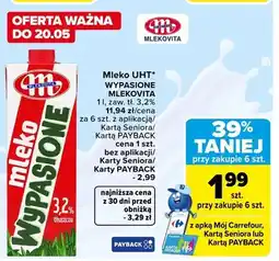 Carrefour Mlekovita Mleko Wypasione oferta
