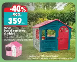 Biedronka Domek ogrodowy dla dzieci PALPLAY 140x111x115cm granatowo-szary oferta