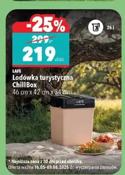Biedronka Lodówka turystyczna LAFE ChillBox 46x42x34cm oferta