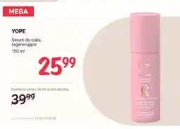 Rossmann Serum do ciała regenerujące YOPE oferta