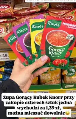Dino Zupa Gorący Kubek Knorr pomidorowa z makaronem oferta