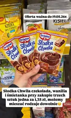 Dino Budyń Dr. Oetker Słodka Chwila oferta